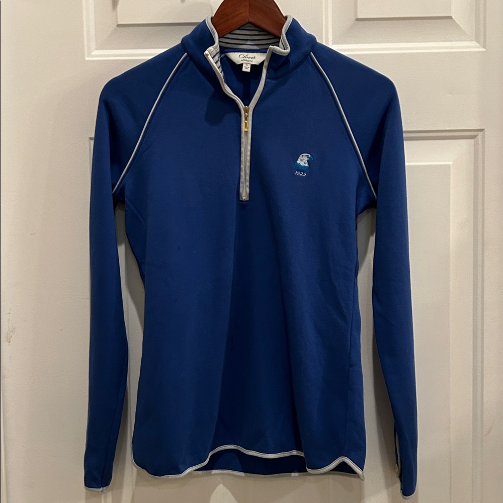 Clover by Bobby Jones Sweater 1925 Womens Small Quarter Zip Golf Pullover.